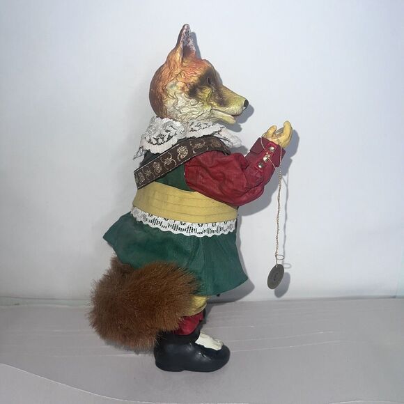Sir Red Fox Resin 1991 Folkraft Possible Dreams Figurine - Picture 5 of 11